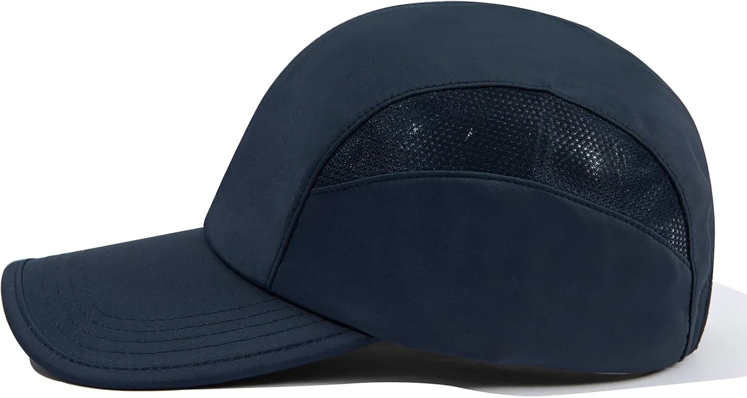 Clakllie Quick Dry Baseball Cap Breathable Sports Sun Hats Curved Brim Snapback Hat Cooling Outdoor Caps Men's Running Hats
