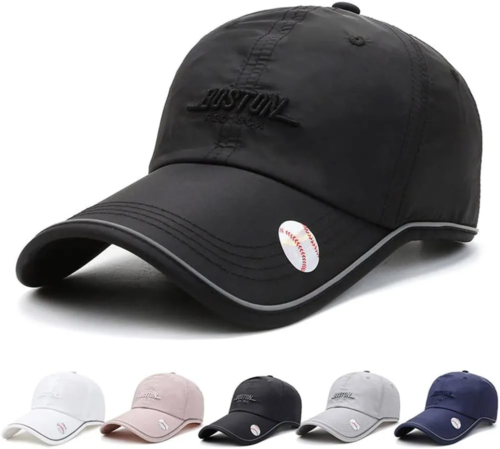 CLAPE Mens Hat Quick Dry Golf Baseball Cap UPF50  Unstructured Outdoor Caps Unisex Breathable Sports Cap Adjustable Sun Hat