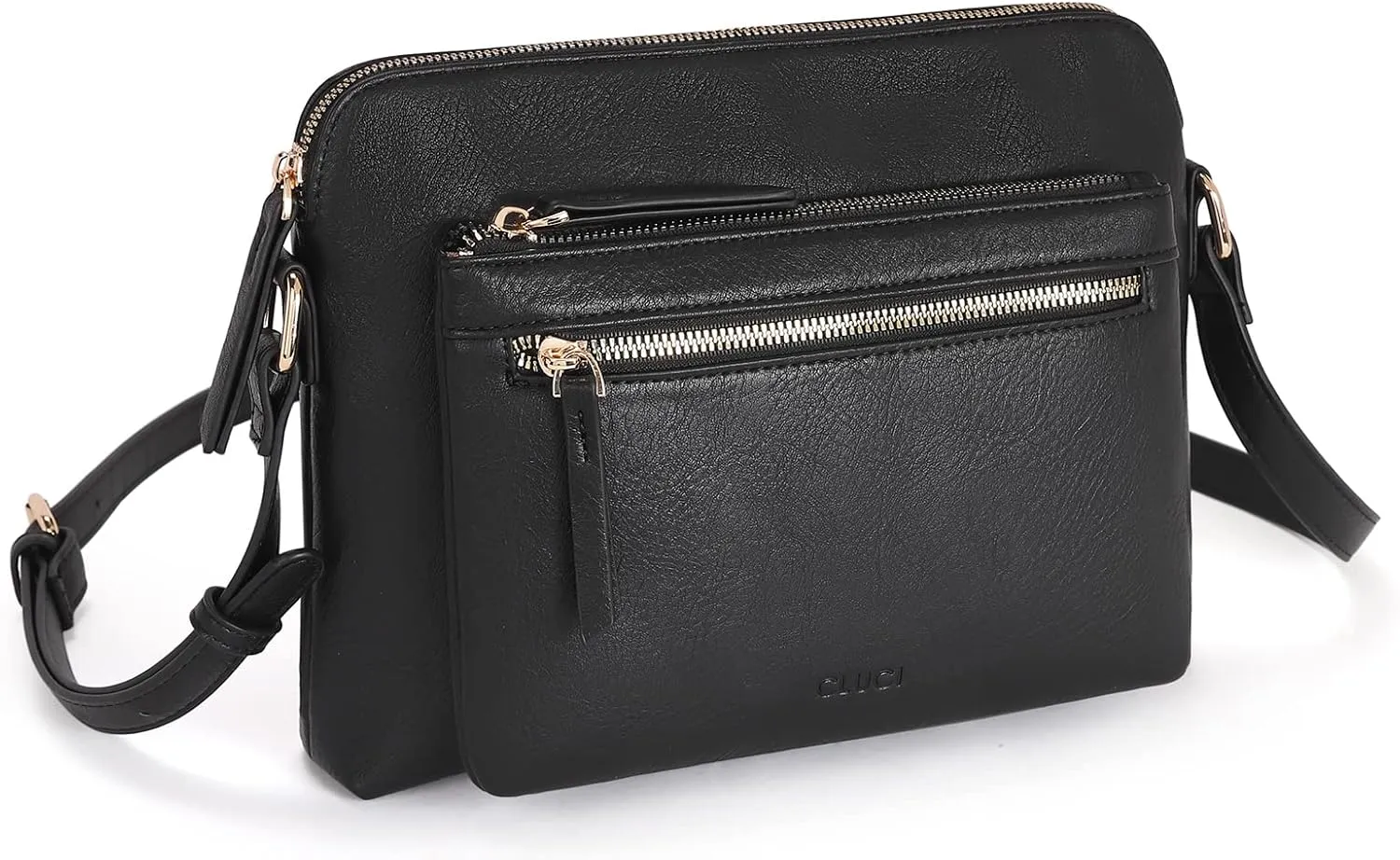 CLUCI Crossbody Purse for Women Multi Pockets Bag Vegan Leather Small Shoulder Handbags Summer Travel Designer Vintage Ladies
