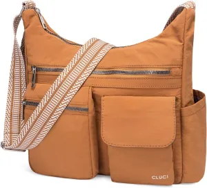 CLUCI Travel Purses for Women, Waterproof Nylon Crossbody Bags for Woman Trendy, Anti Theft Shoulder Bag for Ladies