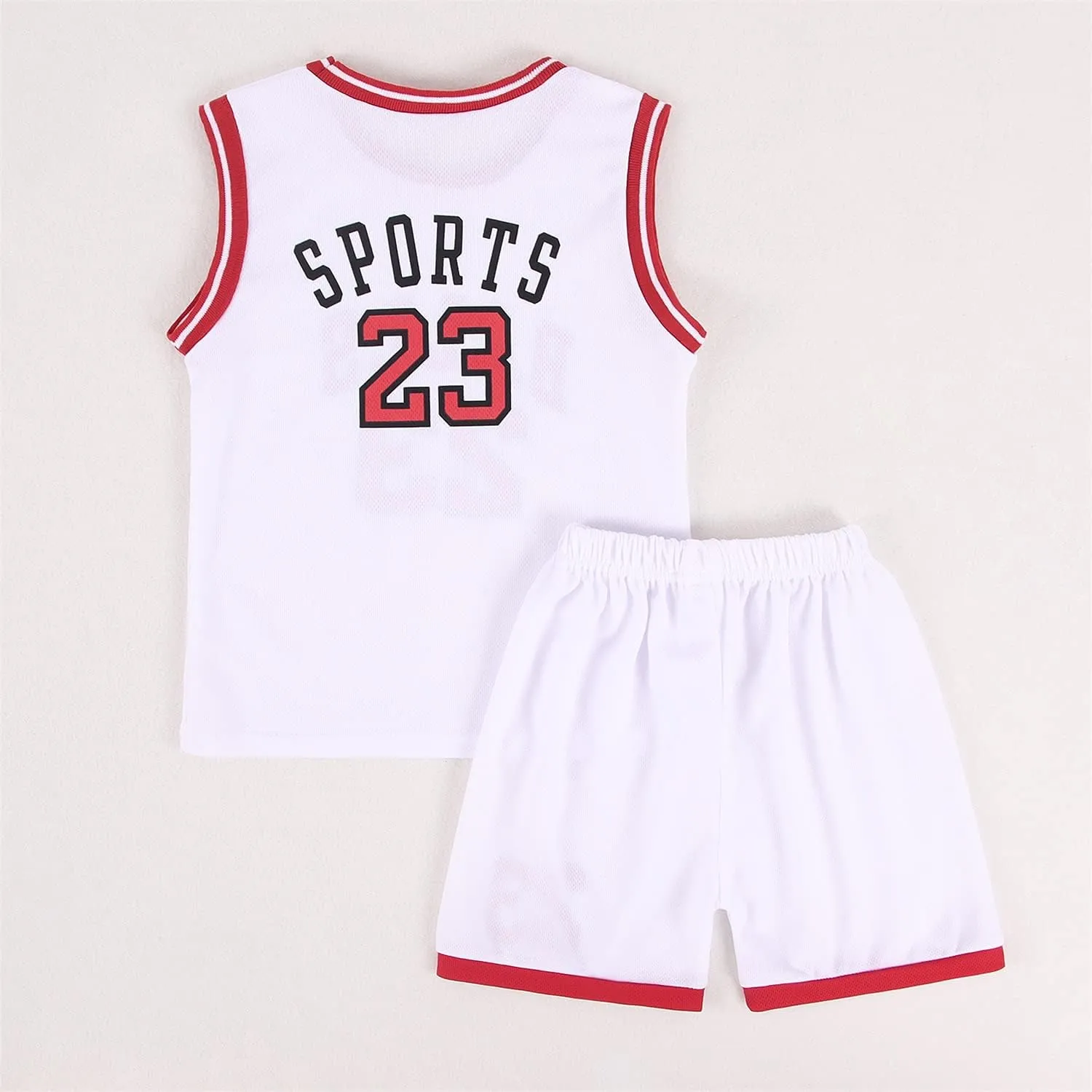 CM C&M WODRO Toddler Kid Basketball Jersey Outfit Baby Boy Girl Letters Tank Top   Track Shorts Sets Boy Summer Clothes