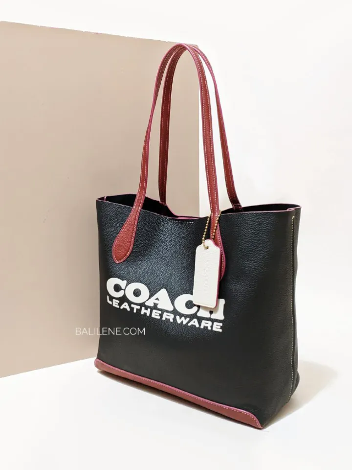 Coach Kia Tote In Colorblock Black Multi