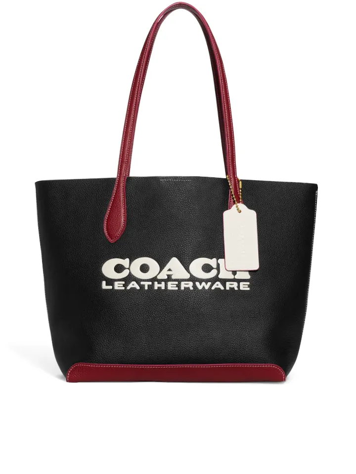 Coach Kia Tote In Colorblock Black Multi