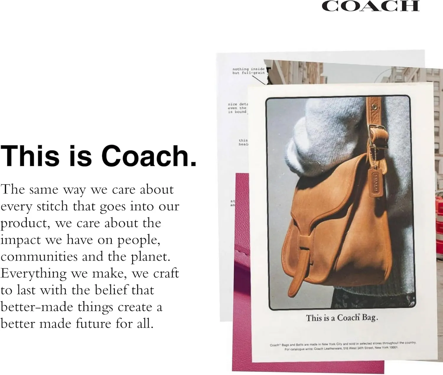 Coach Unisex Hobo Crossbody Bag in Crossgrain Leather