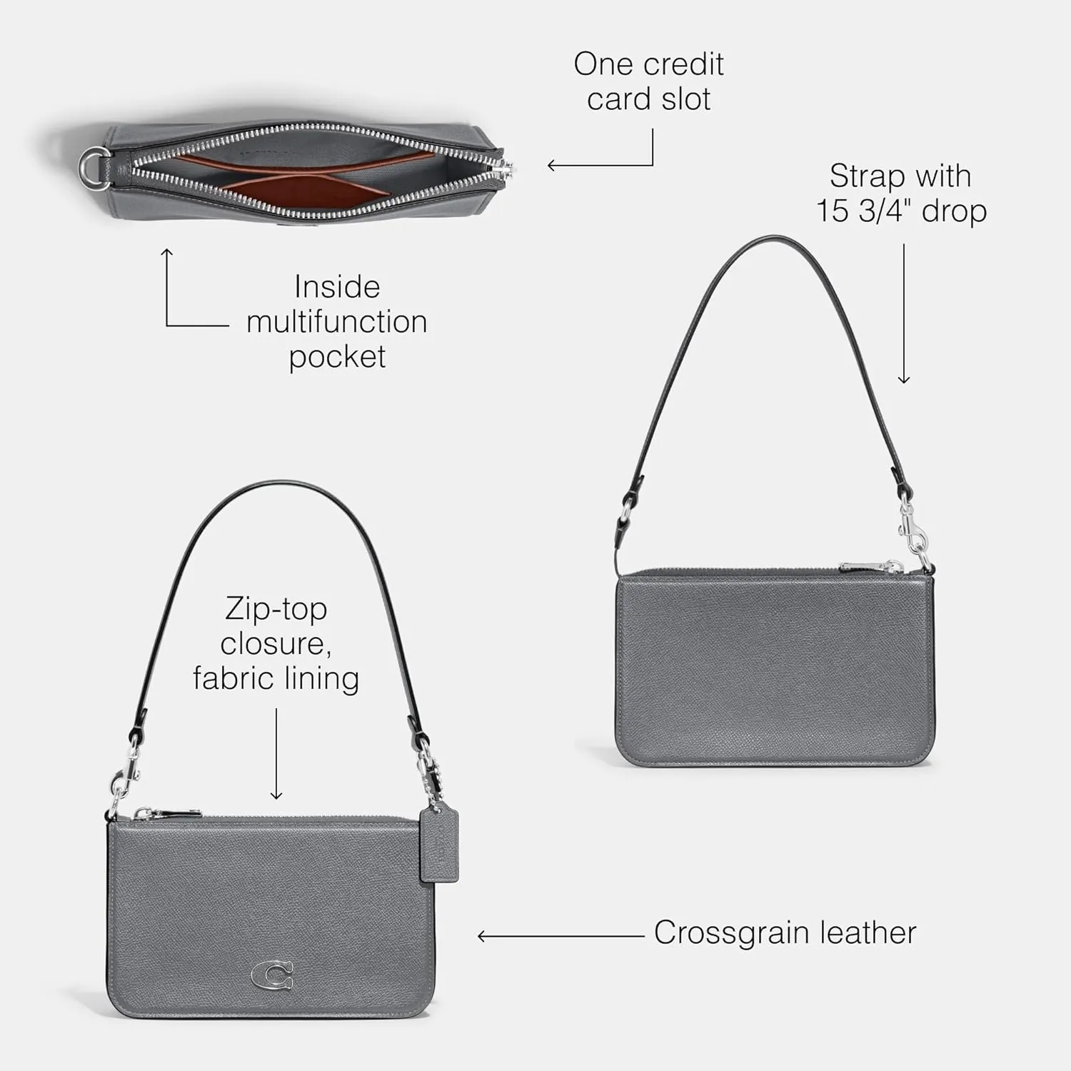 Coach Unisex Pouch Bag