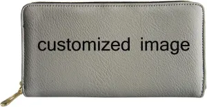 COEQINE Beach Sea Turtle Printed Wallets for Women,Multiple Card Slots Ladies Long Wallet PU Leather Card Holders