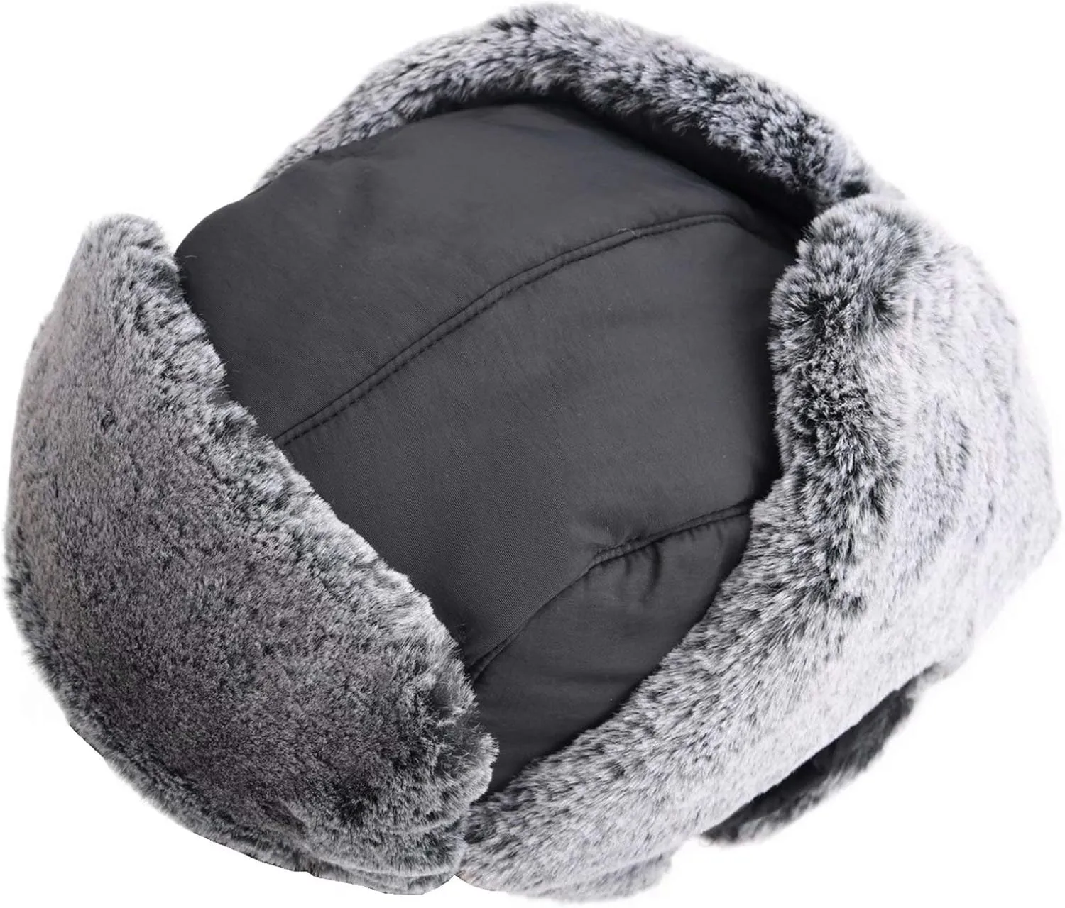 Connectyle Men's Trapper Hat with Faux Fur Linning Eskimo Windproof Winter Warm Hats Ushanka Hunting Hat