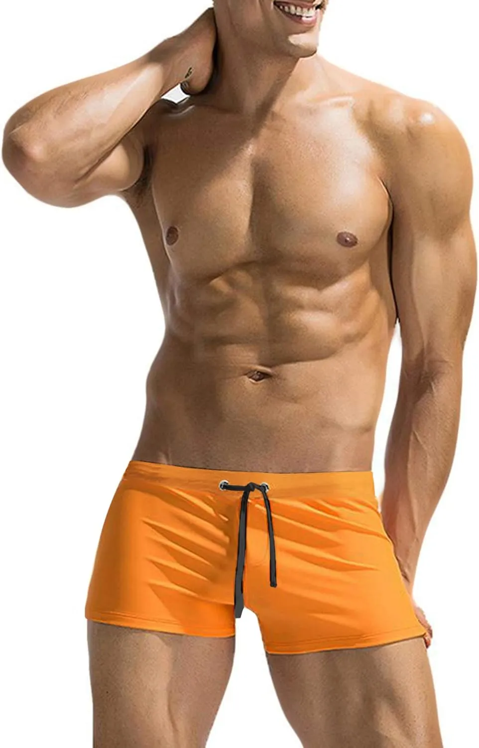 COOFANDY Men's Swimsuit Camo Quick Dry Mens Swimming Shorts Trunks with Pockets