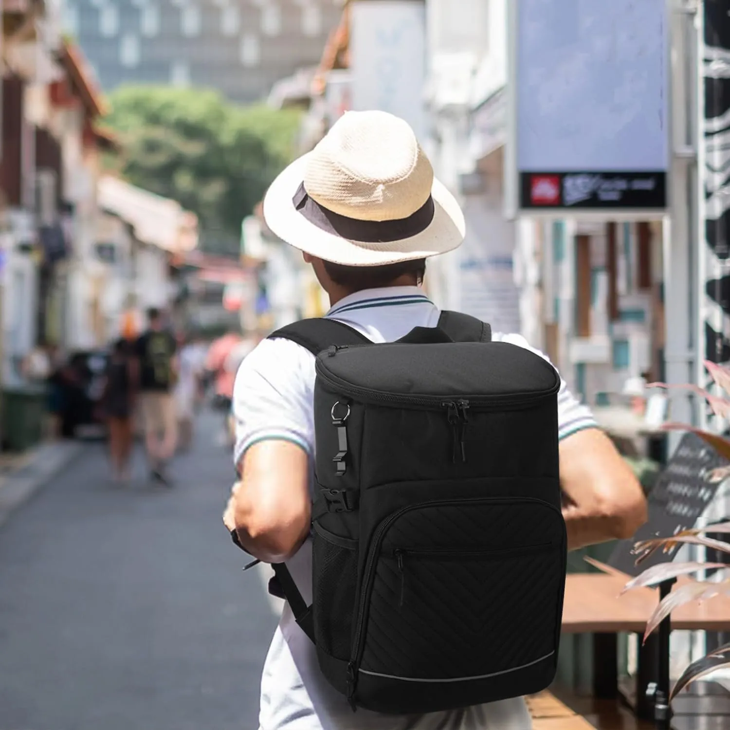 Cooler Backpack Insulated Leakproof Waterproof Backpack Cooler Bag 30/45 Cans, Large Capacity Lightweight Travel Camping Beach Backpack Cooler Ice Chest for Men and Women