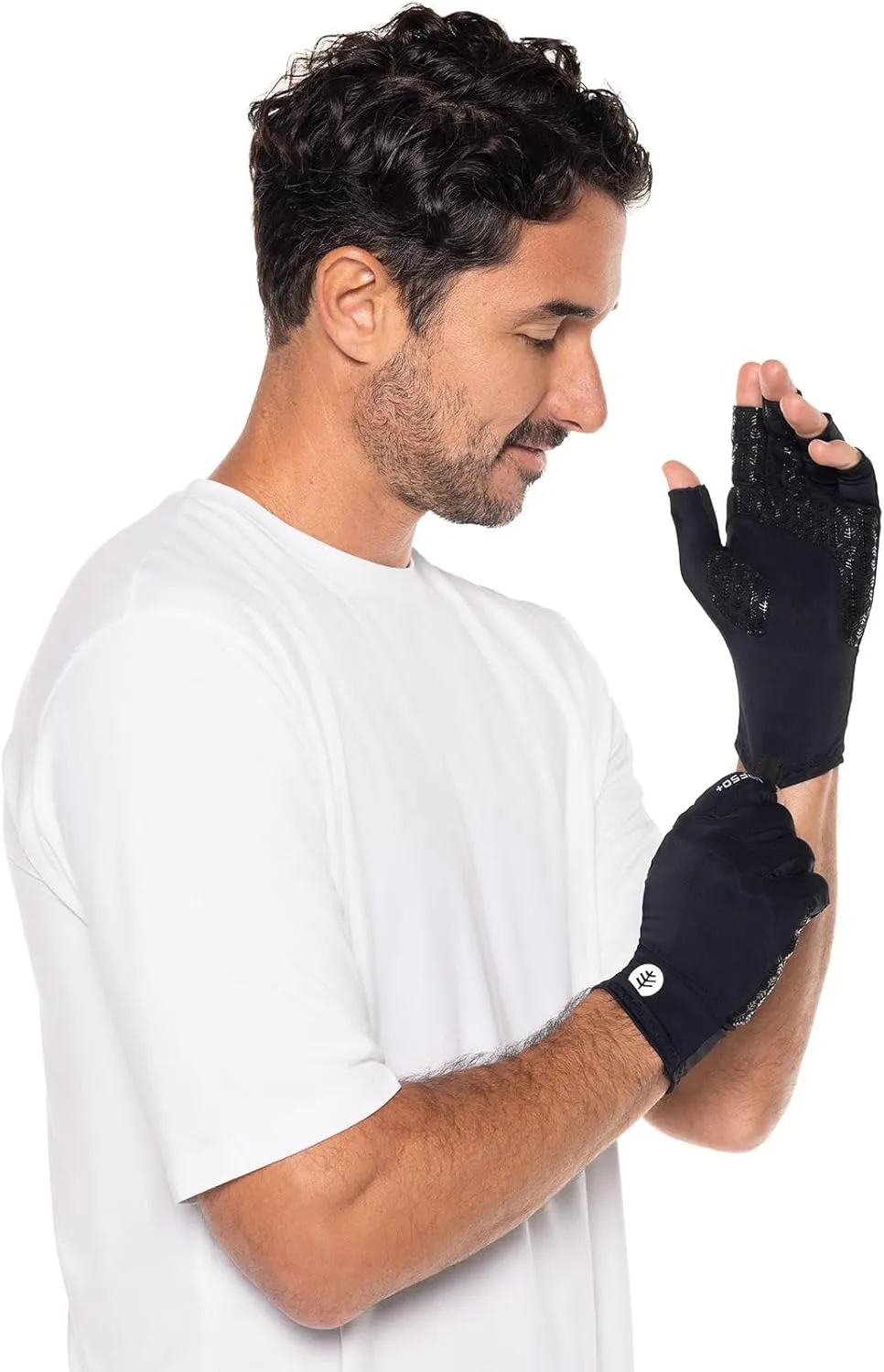 Coolibar UPF 50  Unisex MaxShield Multi-Sport Fingerless Gloves - Sun Protective