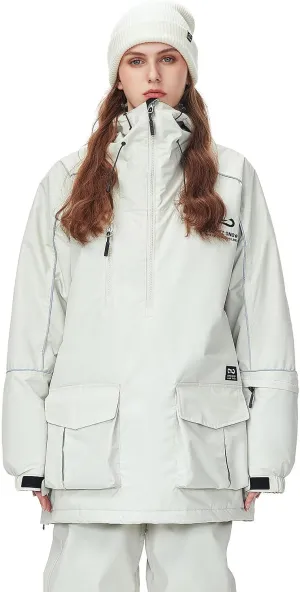 COPOZZ Ski Jacket Waterproof Breathable All Weather Protection for Men Women Perfect for Skiing Hiking and Outdoor Activities