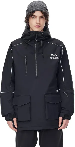 COPOZZ Ski Jacket Waterproof Breathable All Weather Protection for Men Women Perfect for Skiing Hiking and Outdoor Activities