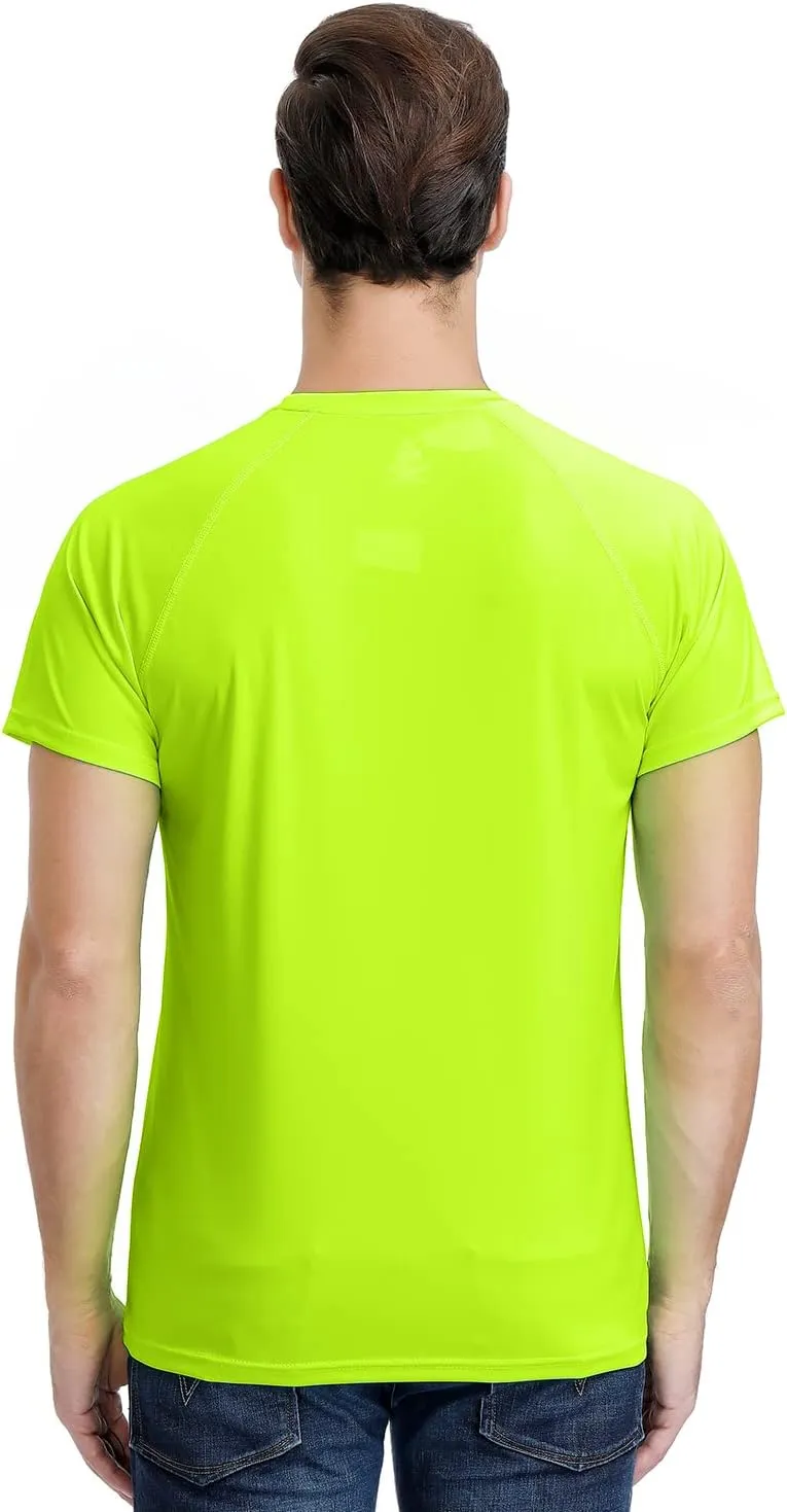 Corna Men's Short Sleeve T-Shirts, Lightweight Men's Workout Shirt, UPF 50  Sun Protection Athletic Dry Fit Shirts for Men