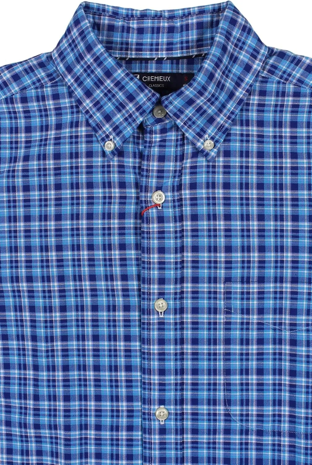 Cremieux Men's Lightweight Oxford Cotton Short Sleeve Button-Down Shirt with Pocket