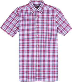Cremieux Men's Lightweight Oxford Cotton Short Sleeve Button-Down Shirt with Pocket