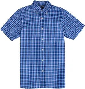 Cremieux Men's Lightweight Oxford Cotton Short Sleeve Button-Down Shirt with Pocket