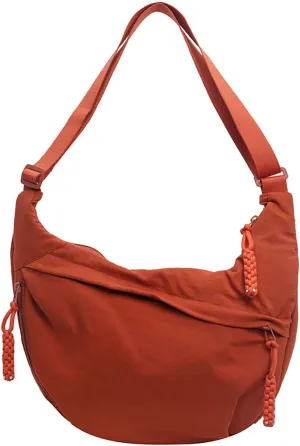 Crescent Crossbody Shoulder Bag For Women Hobo Bag Multi-Pocket Nylon Backpack Travel Shopping Dumpling Bag