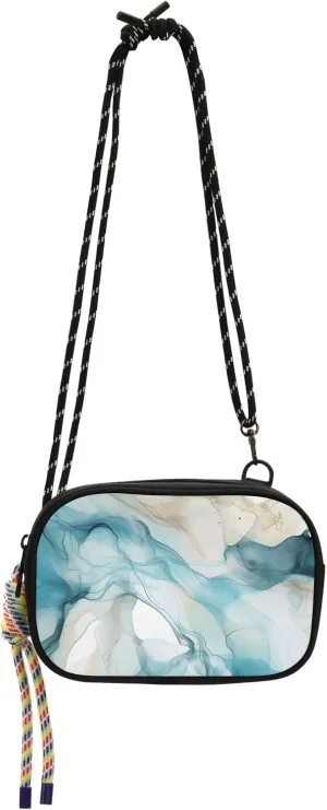 Crossbody Bag Abstract Alcohol Ink Art Phone Purse Small Handbag