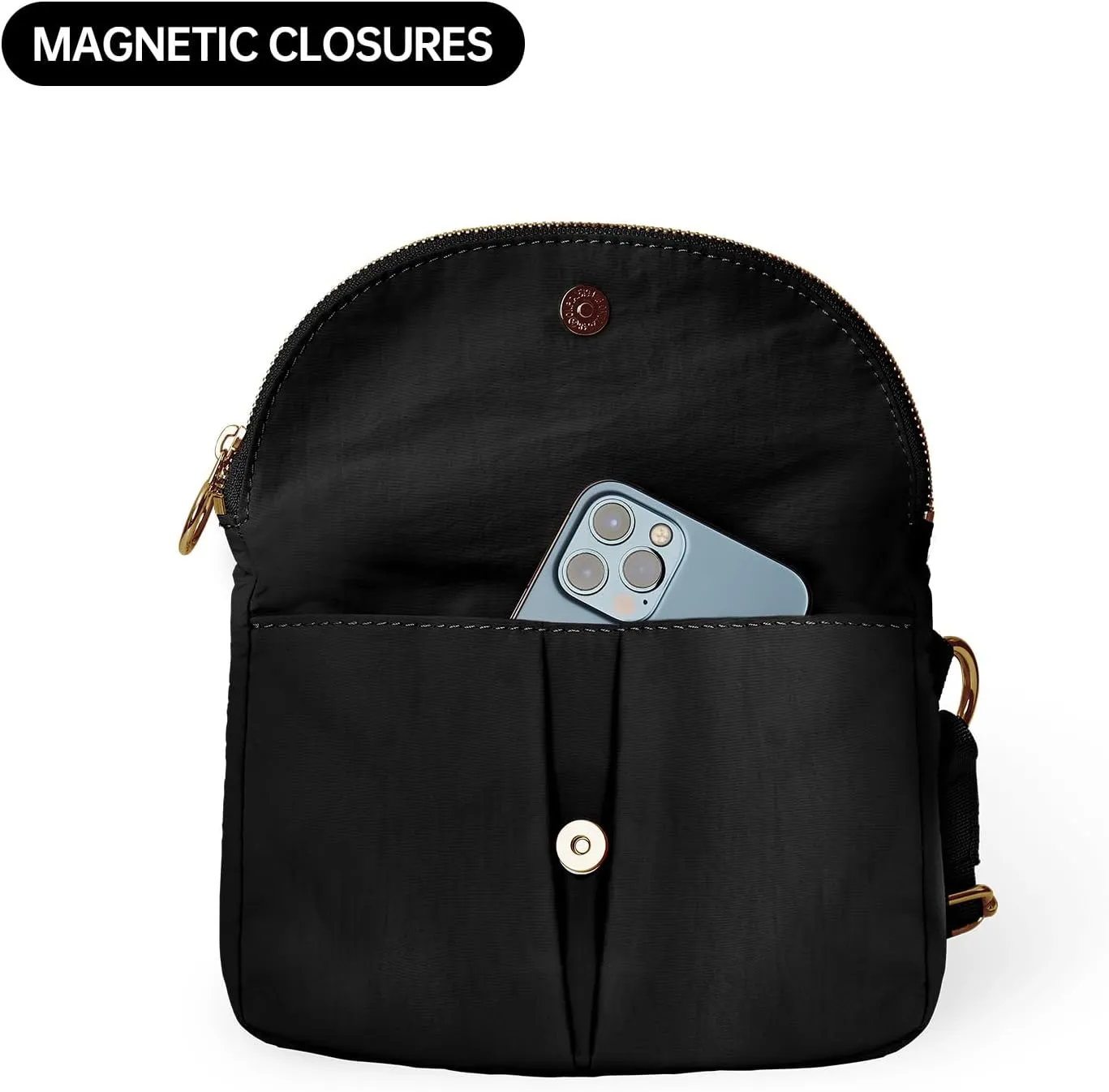 Crossbody Bag for Women, All Night Festival Bag Adjustable Strap Purse Nylon Handbags for Travel Work Casual Outdoor