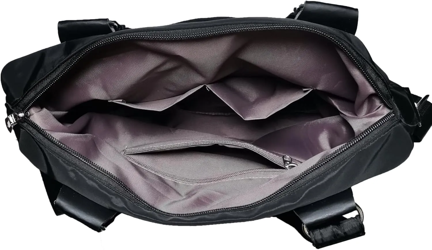 Crossbody Bag for Women Multi-Pocket Nylon Tote Handbag Commuter Shoulder Bag