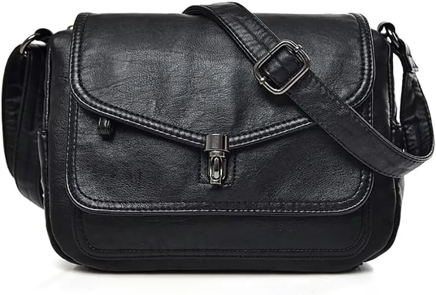 Crossbody Bag for Women Vintage Shoulder Purse Designer Tote Bag Soft Leather Top Handle Satchel Purse Hobo Handbag