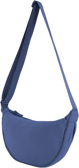 Crossbody Bag Hobo Sling Crescent Bag Women Men Trendy Small Shoulder Bag Purse Dumpling Bag Casual Handbag Adjustable Strap