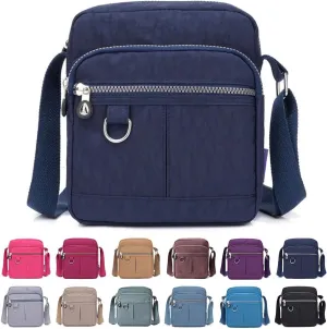 Crossbody Bag Purse For Women Nylon Waterproof Shoulder Handbags Casual Travel Messenger Bag Lightweight Pocketbooks