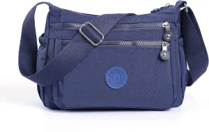 Crossbody Bags for Women Waterproof Tote Bag Casual Nylon Purse Handbag RFID Lightweight Messenger Bag