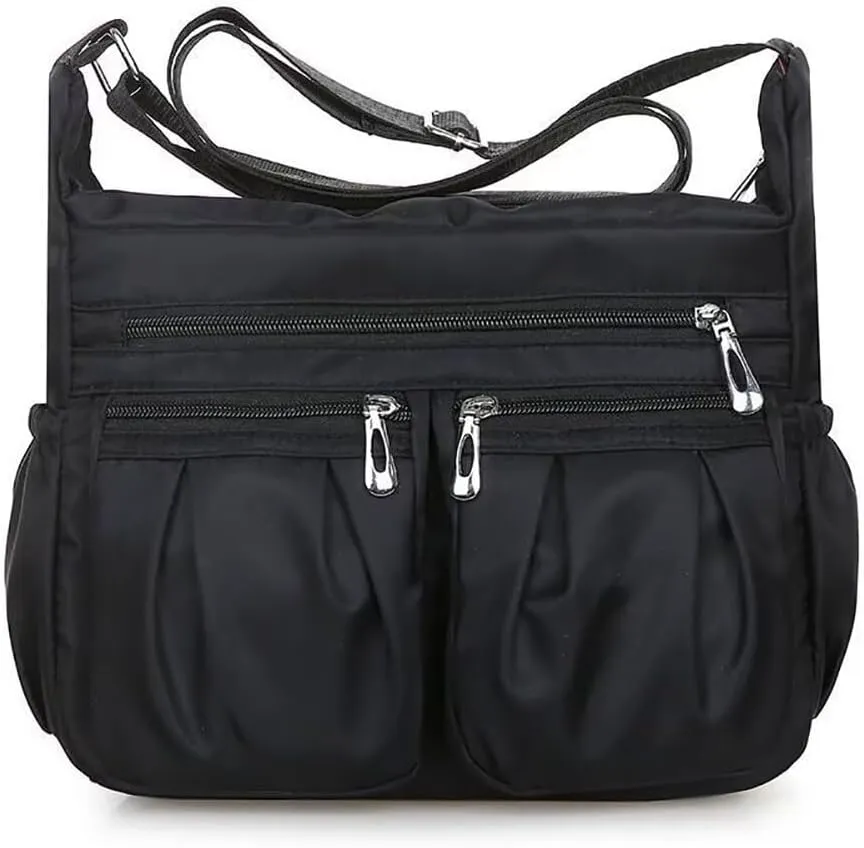 Crossbody Purse for Women Waterproof Shoulder Bag Multi Pocket Top Handle Satchel Casual Hobo Handbag Messenger Bag
