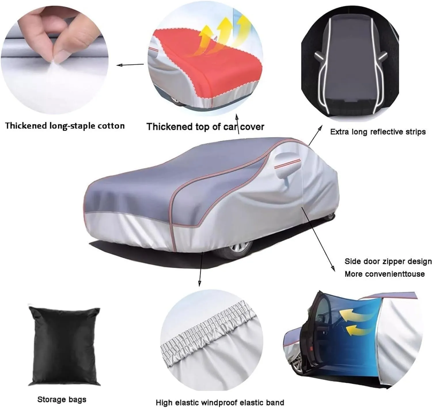 Custom Hail Proof Car Cover compatible with Opel Astra K Sports Tourer (2015-2019),Multi-Layered Car Hail Blankets with Cotton Outdoor Full Exterior Covers Waterproof Sunproof All Weather Protection(S