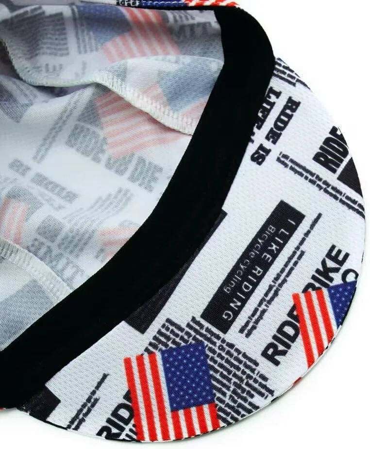 Cycling Cap for Man and Woman-Cycling Hat Under Helmet-Polyester Breathable Sweat Absorbent