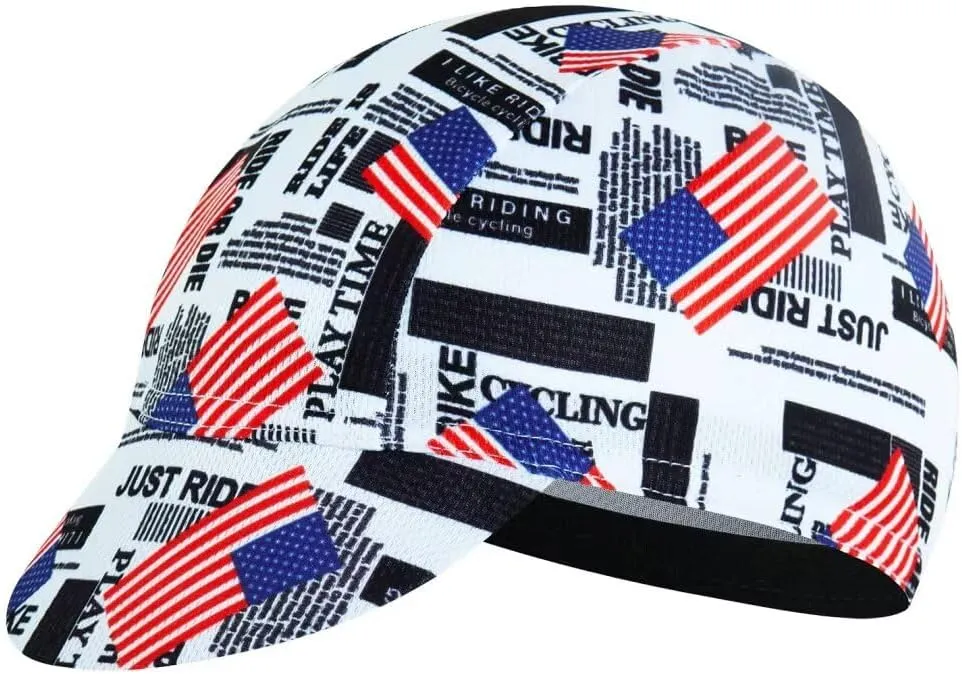Cycling Cap for Man and Woman-Cycling Hat Under Helmet-Polyester Breathable Sweat Absorbent