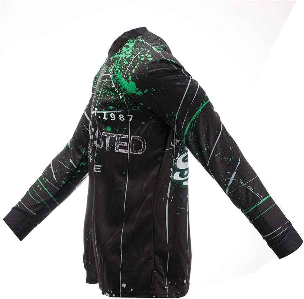 Cycling Jersey Long Sleeve Men's Mountain Bike Motocross Jersey Long Sleeve MTB T-Shirt