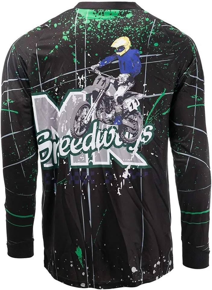 Cycling Jersey Long Sleeve Men's Mountain Bike Motocross Jersey Long Sleeve MTB T-Shirt