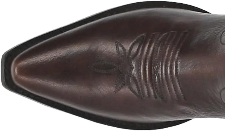 Dan Post Womens Mataya Slip Toe Pull On Casual Boots Mid Calf Low Heel 1-2" - Brown