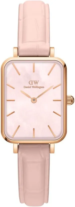 Daniel Wellington 20x26 mm Quadro Rouge Leather Watch