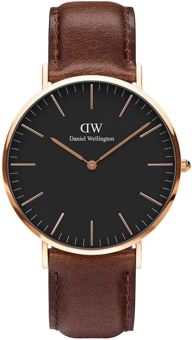 Daniel Wellington Classic Bristol Watch Italian Brown Leather Band
