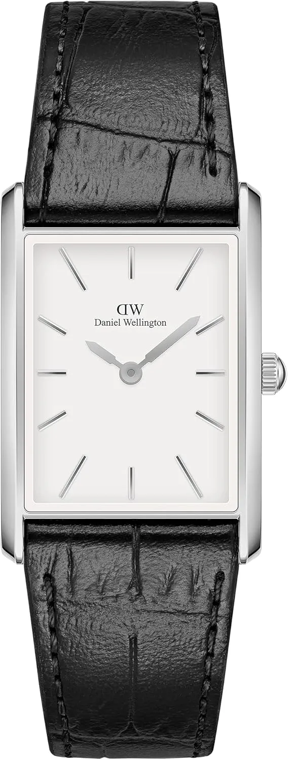 Daniel Wellington Unisex Bound Watch - Square Case, Japanese Quartz Movement, Leather or Stainless Steel Strap, Vintage Watch for Women and Men