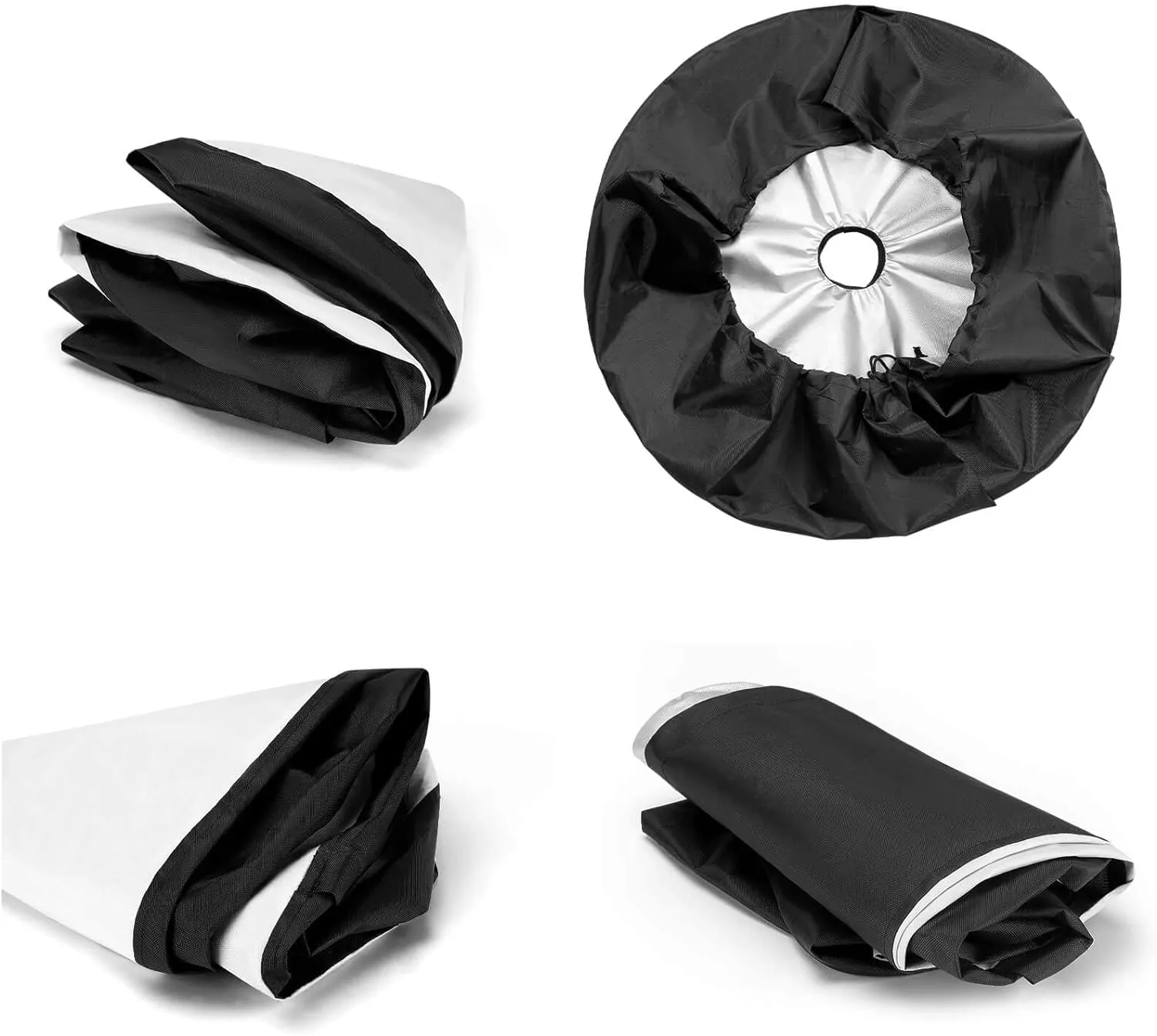 Delerain Spare Tire Cover with Backup Camera Hole Butterfly Wheel Covers Waterproof Dust-Proof UV Sun Universal Fit for RV Trailer RV SUV Truck (17 Inch for Diameter 31"-33")
