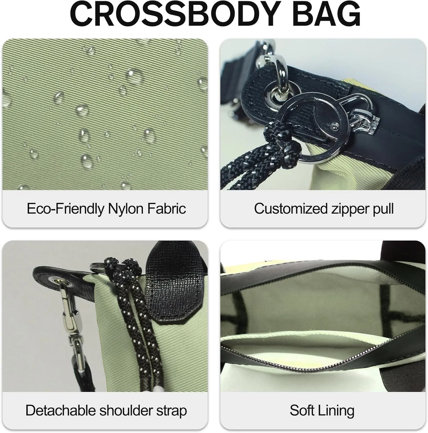 Designer Mini Tote Bag for Women - Lightweight Crossbody Purse with Adjustable Dual Straps (2-Way Carry)