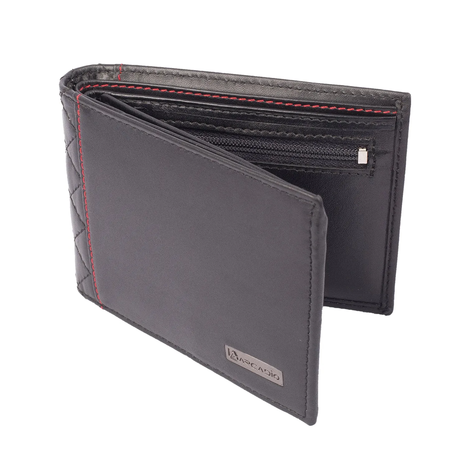 DIAMOND CRUSH Leather Wallet ARW1001BK