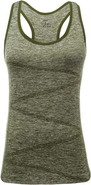 Disbest Yoga Tank Top, Women's Performance Stretchy Quick Dry Sports Workout Running Top Vest with Removable Pads