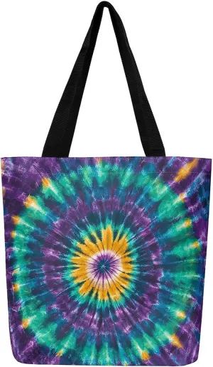 DJ Controller Canvas Tote Bag Black and White Foldable Beach Bag,Disc Pop Music Hip Hop Rock Musical Theme