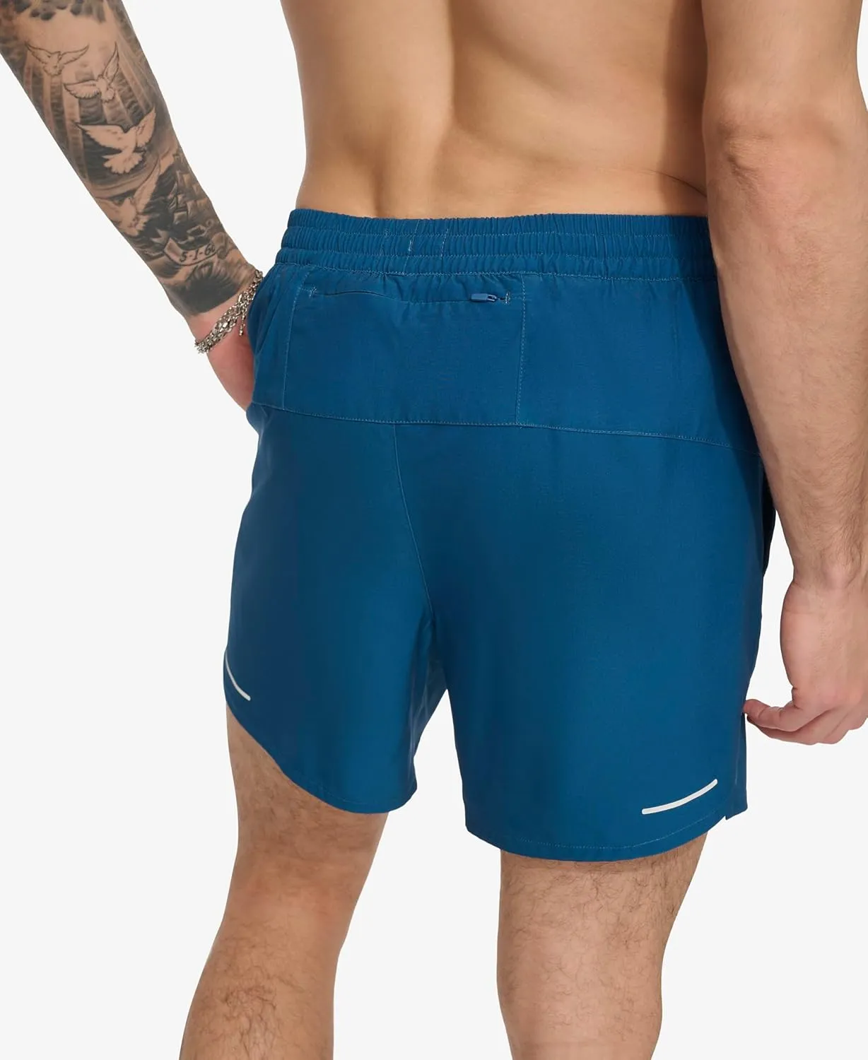 DKNY Men's Stretch Quick Dry Volley UPF 40  Protection Swim Trunk