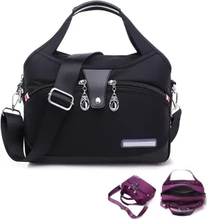 Do-It-All Crossbody Bag, 2023 New Women Waterproof Anti Theft Multi-pocket Oxford Cloth Crossbody Shoulder Bag Handbag Purse.