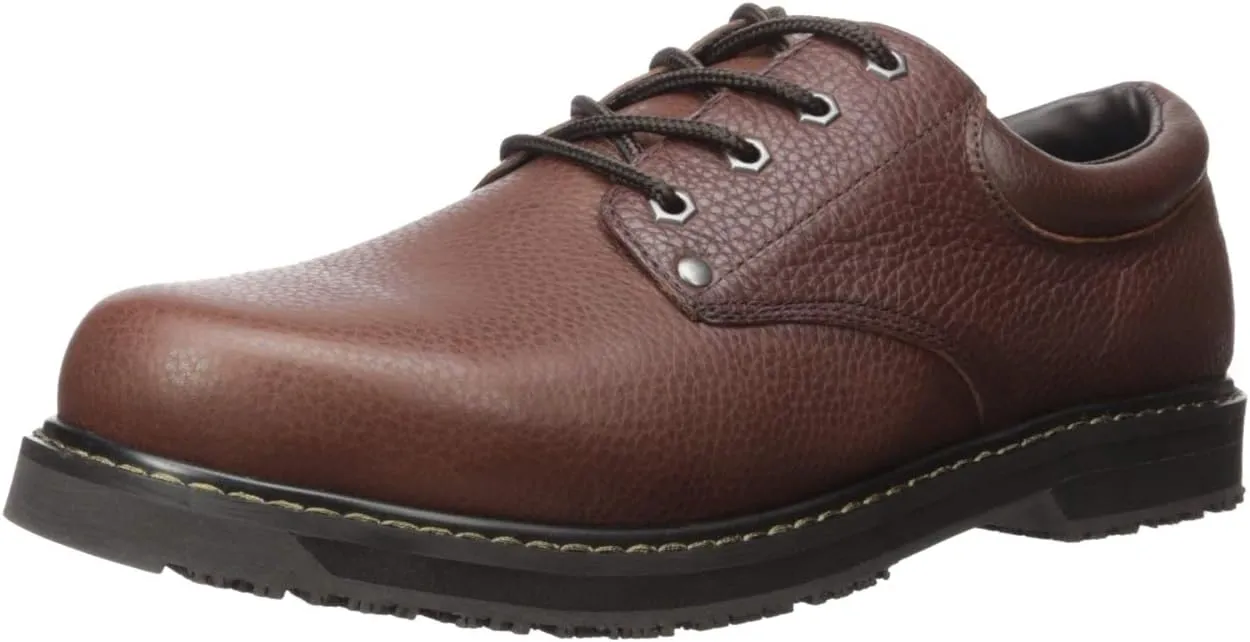 Dr. Scholl's Shoes Men's Harrington II Slip Resistant Work Oxford