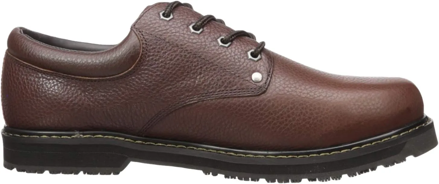 Dr. Scholl's Shoes Men's Harrington II Slip Resistant Work Oxford