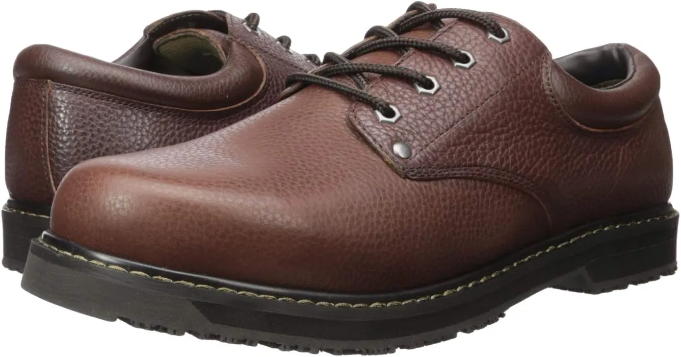 Dr. Scholl's Shoes Men's Harrington II Slip Resistant Work Oxford