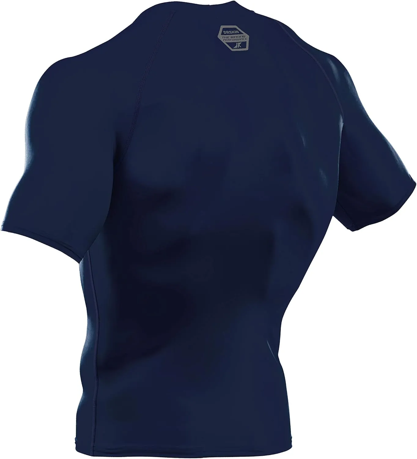 DRSKIN 3, 2 or 1 Pack Men's Compression Shirt Short Sleeve Top Baselayer Sports T-Shirt Athletic Running Active Workout