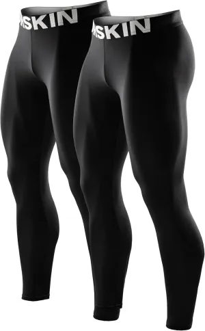 DRSKIN 5, 4, 3 or 1 Pack Men’s Compression Pants Tights Leggings Sports Baselayer Running Athletic Workout Active